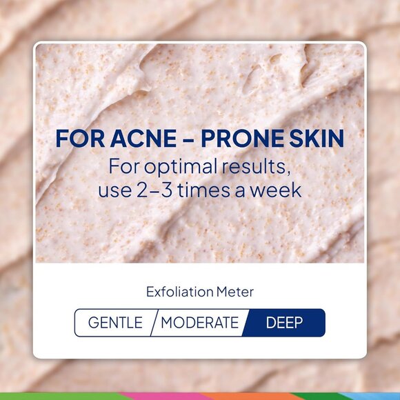 Acne Control Apricot Face Scrub, Deep Exfoliator Skin Care, Prevents Acne for Ra - Picture 5 of 8